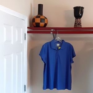 Izod womens polo, xx large, blue color